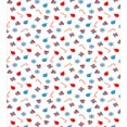 thumbnail image 3 of Christmas Duvet Cover Sets, Xmas Ornaments Cones Boxes Celebration Family Reunion Party Image, Bedding Set with 2 Duvet Covers & 2 Pillowcases, 2 Pack Twin Size, Red White and Pale Blue, by Ambesonne, 3 of 3