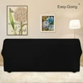 thumbnail image 4 of Easy-Going Jacquard Stretch Sofa Slipcover Non Slip Couch Cover, Oversized Sofa, Black, 4 of 7