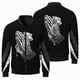 thumbnail image 3 of Nueva chaqueta de béisbol deportiva para exteriores para hombre, ropa de abrigo de moda informal con estampado de arte abstracto en 3D, chaqueta de vuelo para hombre, 3 of 4