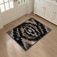 thumbnail image 3 of ODIKA Farmhouse Boho Faded Interlocking Shapes Desk Dining Under Table for Bedroom, Bedside, Nursery, Pet Friendly & Kids Safe, 3 of 7