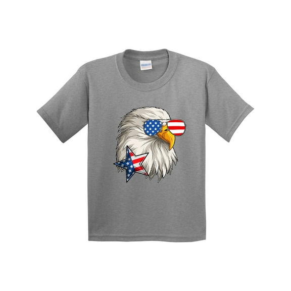 Inktastic USA Patriotic Eagle July 4th American Youth T-Shirt