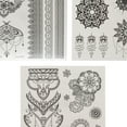 thumbnail image 3 of Unique Bargains 3 Pcs Exquisite Fake Tattoos Butterfly Pattern Temporary Tatto for Adult Black, 3 of 5