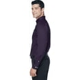 thumbnail image 2 of DG530 Devon & Jones Men's Woven Solid Stretch Twill Shirt Deep Purple S, 2 of 3