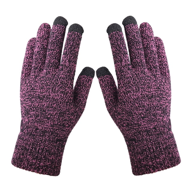 Guantes de invierno a Prueba de Viento pantalla Táctil Unisex Térmicos cálidos Negro rojo Sunnimix Guantes de invierno