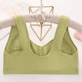 thumbnail image 3 of Tosmy Women's Bras Ladies Casual Button Down Breathable Top Bra Underwear No Underwire Gathering Comfortable, 3 of 5