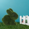 thumbnail image 3 of 2Pcs Decorative Bunny Adornment Lovely Rabbit Model Indoor Tabletop Rabbit Decoration, 3 of 8