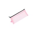 thumbnail image 4 of Tuvgenk Pencil Cases Pink Pencil Pouch Nylon Solid Zipper Stain-Resistant Cosmetic Bag for Adults, 4 of 5