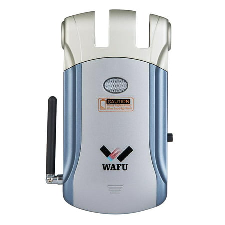 WAFU WF-008U Remote Control Intelligent Electronic Lock Invisible Keyless Entry Door Lock iOS Android APP Unlocking Low Battery Reminder with 4 Remote (Best Am Radio App For Android)