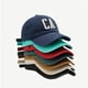 thumbnail image 2 of Gorra para el sol de béisbol de algodón con letras de CA para mujer, sombrero con Cierre trasero, ajustable, informal, para ir de compras, gorros de Hip Hop, 2023, 2 of 4