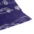 thumbnail image 7 of Retro Vehicles Collection 16x16 Inch Plush Velvet Pillowcase Double Sided Print, Hidden Zipper, 7 of 7