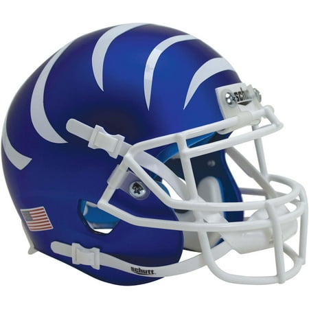 Memphis Tigers Schutt Blue Matte Tiger Stripes Mini Football Helmet