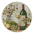 thumbnail image 2 of Certified International Meadow Brook Vineyard Multicolored Earthenware Dinner Plate Set Of 4, 2 of 3