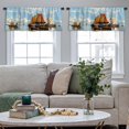 thumbnail image 4 of LALILO Kitchen Curtain Valance Fine Art Classic Art Oil Rod Pocket Window Curtain 52"x 18" Set of 2, 4 of 5