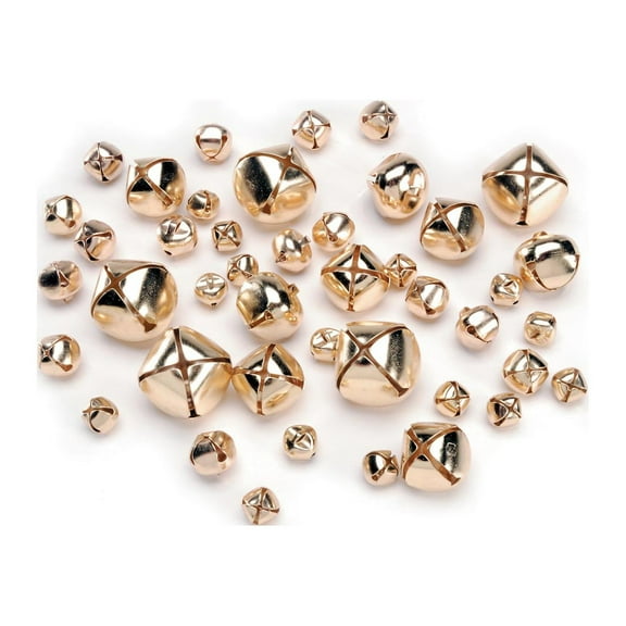 Gold Jingle Bells: Assorted Sizes