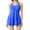 Blue, variant on Miqool Women's Plus Size One Piece Swim Dress Swimsuits Tummy Control Bathing Suits Swimdress Modest Monokini Swimwear