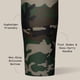 thumbnail image 4 of Mezclador de proteínas Corkcicle, 86 ml, agitador integrado Woodland Camo, 4 of 8