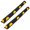 2 Pack, variant on 2 Pack 72-Inch Heavy Duty Rubber Parking Curb, with 8 High Reflective Yellow Safety Stripes, 55000 LBS Capacity for Cars, Trucks & Forklifts
