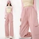thumbnail image 2 of Pantalones de chándal de estilo otoño e invierno para mujer, de estilo callejero, de moda, con múltiples bolsillos, holgados y atados al tobillo, 2 of 5