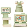 thumbnail image 1 of 1 Set Dollhouse Supermarket Cashier Toy Cash Register Model Lollipop Model Prop, 1 of 3