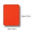 thumbnail image 2 of Injueey Iron on Patches No Ironing Blank Self-adhesive Accessories Embellishment Sewing Supplies Knee Home Elbow Patch for Clothes Tela de costura y artesanía Rojo naranja, 2 of 6