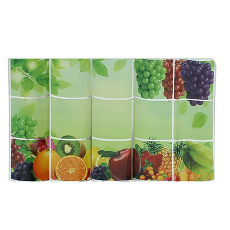 Fruits Pattern Self adhesive Kitchen  Wall  Sticker Room 
