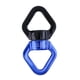 thumbnail image 5 of Naiovety Conector de cuerda giratorio de 30KN, engranaje de rodamiento de bolas de seguridad, Mini accesorio de aro giratorio, suministros, carpas Azul negro, 5 of 6