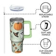 thumbnail image 3 of Halloween 30oz Tumbler with Handle and Straw Lid – Spooky Pumpkin Gift Cup – Leak Proof Insulated Travel Coffee Mug, 3 of 5