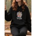 thumbnail image 3 of Library Hoodie for Men Women, Book Lover Pullover Hooded Sweatshirt, Cozy Cotton Poly Blend, Casual Reading Outfit, 3 of 5