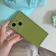 thumbnail image 4 of Compatible with iPhone 15 Plus Phone Case ,Solid Color, Cute Thin Slim Soft Rubber TPU Plain Smooth Gel Matte Anti-Scratch, Shockproof Protective Cover With Heart Print for Women Girls,Armygreen, 4 of 6