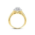 thumbnail image 4 of FB Jewels 14kt Yellow Gold Round Diamond Solitaire Bridal Wedding Engagement Ring 1/2 Cttw Size 6.5, 4 of 4