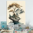 thumbnail image 2 of Designart Bonsai Tree On A Rock V Canvas Wall Art, 2 of 5