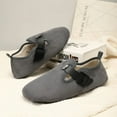 thumbnail image 3 of 2024 New Winter Home Warm Cotton Indoors Flat Casual Walk Shoes Comfortable Breathable Boken Shoes Wool Soft Loafers Non-slip (black,40-41), 3 of 6