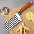 thumbnail image 3 of Durable 304 Stainless Steel Wavy Cutter For Home Cooks And Cooking Enthusiasts, 3 of 8