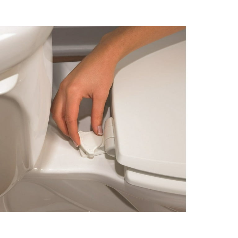 Mayfair 41EC 047 - Sedile WC In Legno Nero, Round, Con Cerniere Quick-release Facili Da Pulire