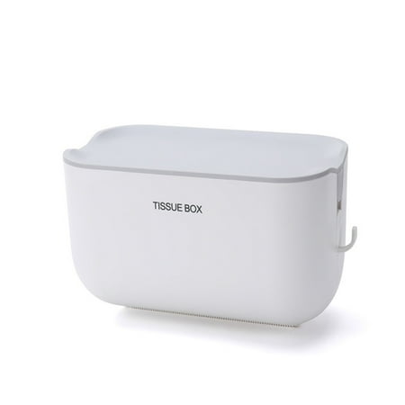 

Tissue Box Thickened Durable Box Waterproof Plastic Toilet Holder for Tampons Pads Feminine Products Pink
