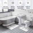 thumbnail image 5 of Grey Eucalyptus Bath Mat 3 Piece Bathroom Rug Set, Spring Botanical Weeping Plant Aesthetic Non Slip Bath Rug Contour Mat and Toilet Lid Cover, Absorbent Shower Mats Soft Bath Rugs and Mats Sets, 5 of 8