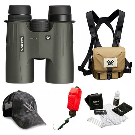 Vortex Optics Viper HD 10x42 Roof Prism Binocular  + Glasspak Harness (Best 10x42 Binoculars Under 200)