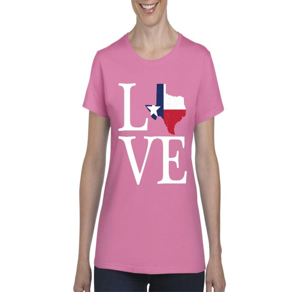 NIB - Women's T-Shirt Short Sleeve - Texas Flag