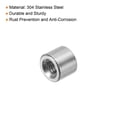 thumbnail image 4 of Uxcell 10Pack Round Connector Nuts, M3x4x6mm Coupling Nut Sleeve Rod Bar Stud Nut, 4 of 6