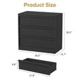 thumbnail image 1 of Kojooin 3 Drawers Nightstand, Modern Wooden End Table with Large Storage Drawers and Anti-Tip Device, 1 of 7