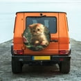 thumbnail image 6 of Naloa Cute Kitten Water Lilies PVC Leather Spare Tire Wheel Cover Spare Tire Cover, for Car Truck SUV Camper Trailer Universal Fit(14-17in)-17 inch, 6 of 6