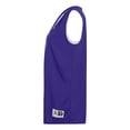 thumbnail image 2 of Augusta Sportswear Women's Reversible Wicking Tank 2XL Purple/White, 2 of 5