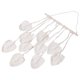 thumbnail image 1 of Decoración bohemia para colgar en la pared con macramé, tapiz de macramé con cuentas de madera y hojas para colgar en la pared, 1 of 3