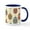 White/Navy Inside, variant on CafePress - Decorating For Easter - 11 oz Ceramic Mug - Novelty Coffee Tea Cup