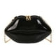 thumbnail image 1 of Labios Mujeres PVC Bolsos Cadena Mensajero Bolsas Hombro Fiesta Embrague (Negro) Tmvgtek Oficina Multiescena Multifunción, 1 of 7