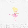 thumbnail image 4 of Inktastic Ballerina, Ballet Girl, Ballet Dance, Blonde Hair Girls Toddler Dress, 4 of 5