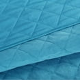 thumbnail image 7 of Home Soft Things 5 Piece Velvet Quilted Bedspread Set - Storm Blue - Oversize King (122" x 106"), 7 of 7