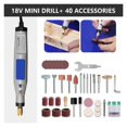 thumbnail image 2 of 18V Engraving Pen Mini Drill Rotary Tool With Grinding Accessories Set Multifunction Mini Engraving Pen ,Compact and Lightweight Portable, 2 of 7