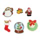 thumbnail image 5 of 12 piezas apliques de Navidad Sunnimix Santa Claus árbol de Navidad, 5 of 8