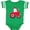 Football Green and White, variant on Inktastic Farming Red Tractor Boys or Girls Baby Bodysuit